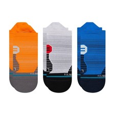 Stance Adult 3 Pk Performance Tab Sock Set Sz M Multicolor Nylon Cushion Variety