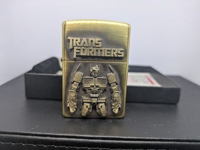 zi 58　トランスフォーマー　ジッポー Transformers Zippo Lighter Model ZI 68 Spark Condition Used