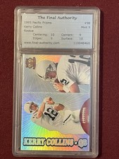 Kerry Collins 1995 Pacific Prisms ROOKIE CARD #98 Mint 9