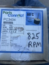 Pc 3405 10405 Single Speed Condenser Fan Motor - 1/3 HP - 208/230