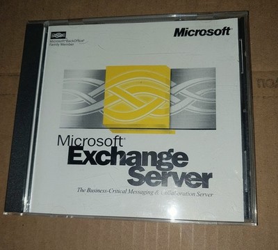 VINTAGE MS MICROSOFT EXCHANGE SERVER VERSION 5.5 w/ PRODUCT KEY for COMPUTER PC