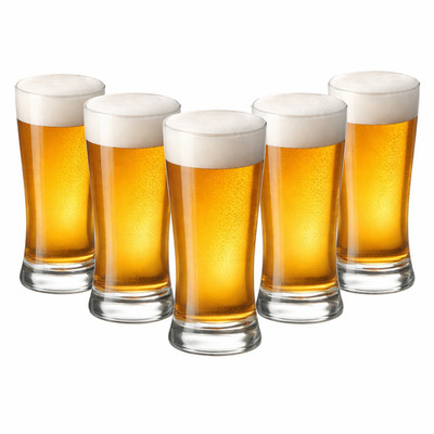 280ml Glas Becher Bierglas halbes Pint Saft Wasser Gläser | 6er Set