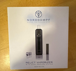 Norddampf Relict Vaporizer Deep Black regulierbare Temperatur Display direkt