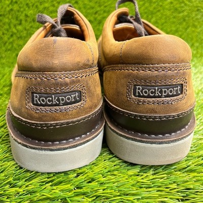 Rockport Prestige Mens Size 12 Brown Casual Classic Plain 
