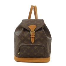 Louis Vuitton M51136 Montsouris Middle Backpack Daypack Monogram Canvas Ladies U
