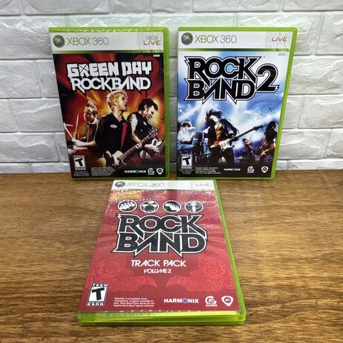 Green Day Rock Band 2 Track Pack Vol. 2 Bundle (Xbox 360) Refurbished Tested