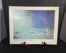1970 NASA Apollo 12 Moon Landing Fine Art Print 14x11 Astronaut Lunar Module