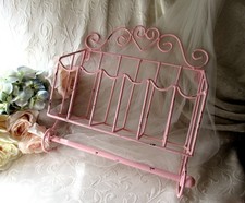 Chippy Wall Shelf,Pink Spice Rack,Shabby,Cott...