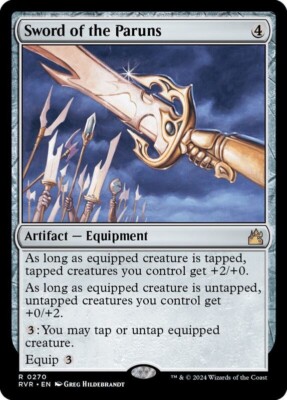 Sword of the Paruns (FOIL) - Ravnica Remastered (RVR) NM Magic: The Gathering