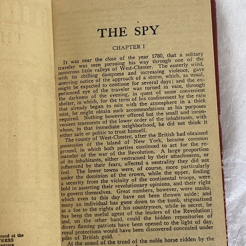 The Spy by James Fenimore Cooper Vintage J.H. Sears & Company Book Vintage! - Imagen 6 de 10