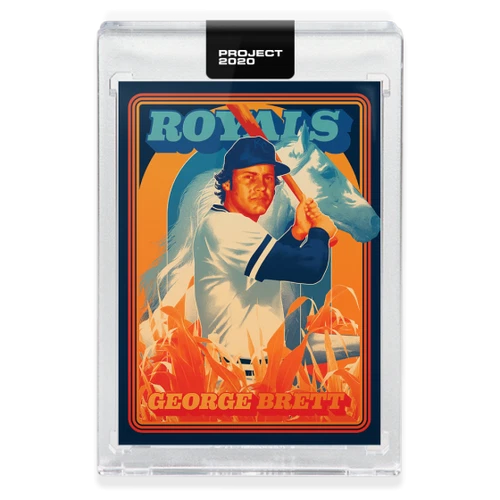 Topps PROJECT 2020 Card 175 - 1975 George Brett by Matt Taylor