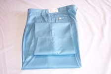 NEW, Men's Ocean Blue dress pants are made in USA 100 Poly, Sizes; 36,38,50,52