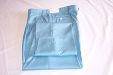 NEW, Men's Ocean Blue dress pants are made in USA 100% Poly, Sizes; 36,38,50,52
