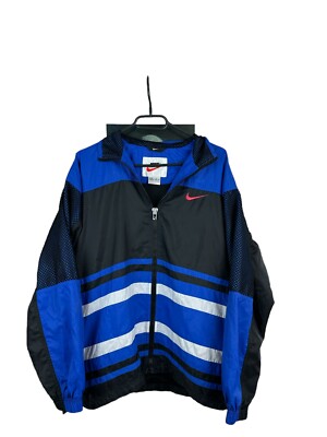 Vintage Nike Jacket Windbreaker Rare Swoosh Hype Track Top