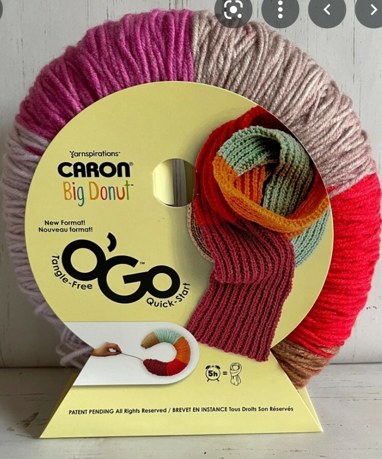 Yarnspirations Caron Big Donut O'Go Yarn Chocolate Dip 9.9 oz 502yds for sale online eBay