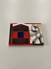 ALEX RODRIGUEZ Hall Of Fame Card Relic game-used Jersey ITG Leaf