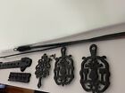 antique midcentury fireplace Cast Iron accessories