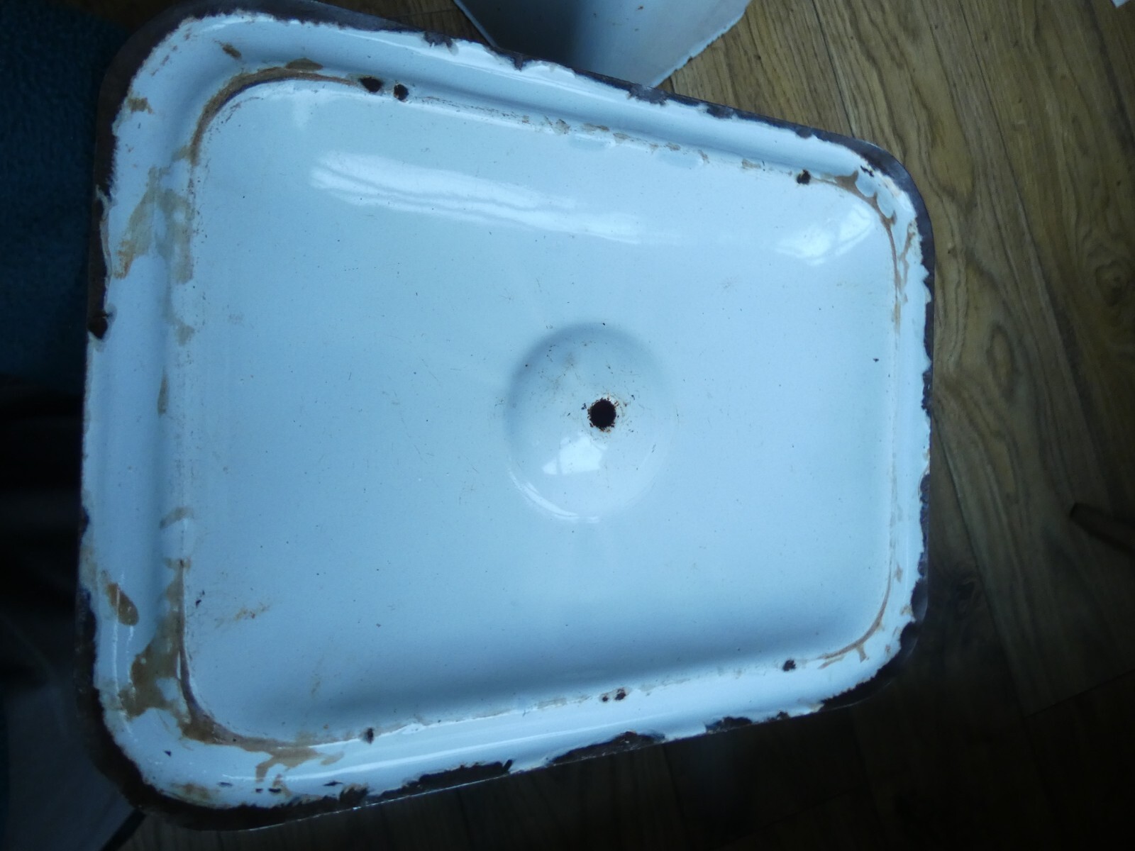 Vintage Enamel Bread Bin eBay