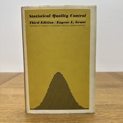 Statistical Quality Control Third Edition Eugene L. Grant  1964 McGraw Hill Book