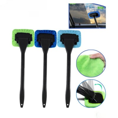 #ad 3Pc Car Cleaner Brush Kit Windshield Window Cleaning Wash Tool Inside Auto Glass $4.29