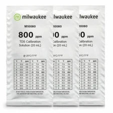 3x20ml 800 ppm TDS Calibration Solution, milwaukee/m10080, back order 8 weeks