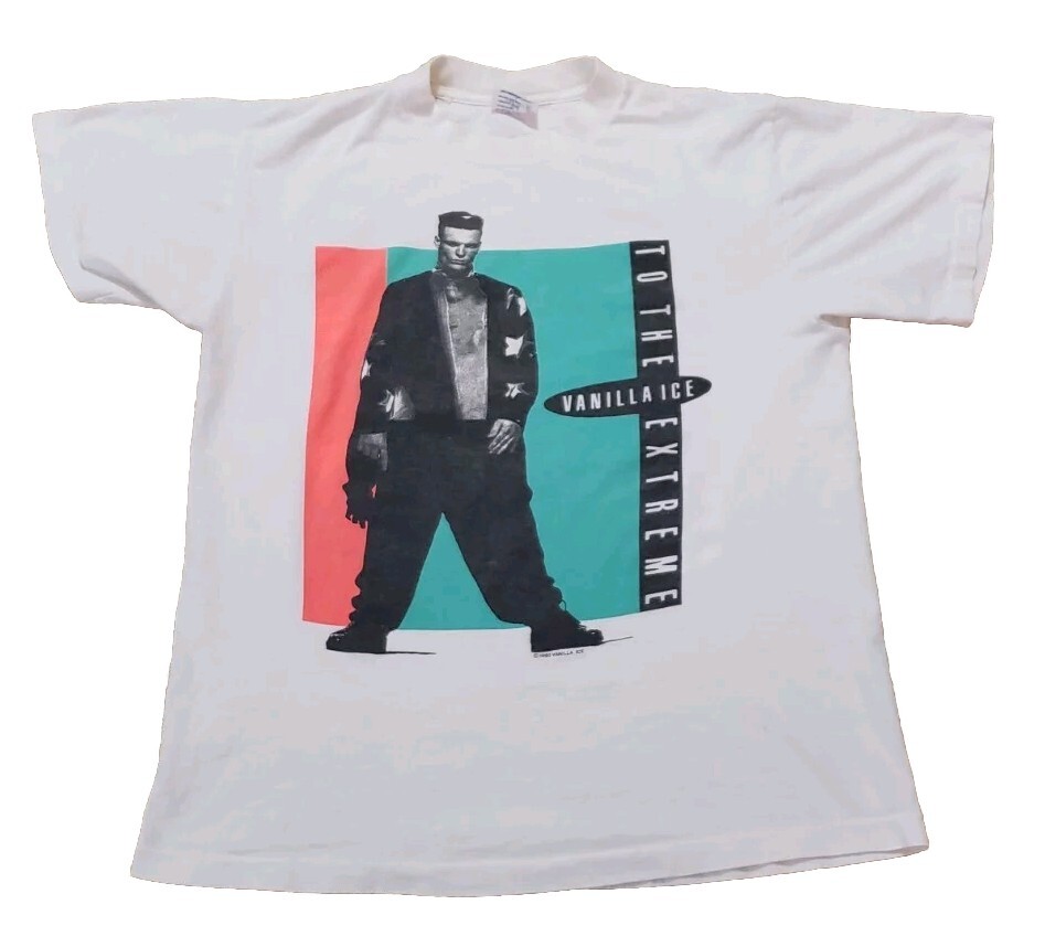 Vintage Vanilla Ice To The Extreme 1990 Concert Tour Cool As Ice T