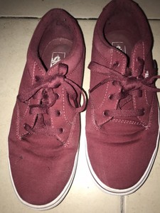 maroon vans