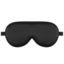 Alaska Bear Sleep Mask Silk Cover Eye Contour Built-in No Pressure for Sleeping