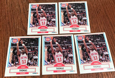 LOT OF 5 1990-91 FLEER BASKETBALL ISIAH THOMAS CARD #61-SEP512