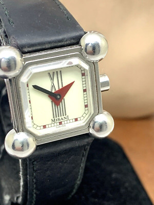 Misani Women's Watch Hermitage 2100 Swiss Quartz 20mm Petite Square Tank Leather