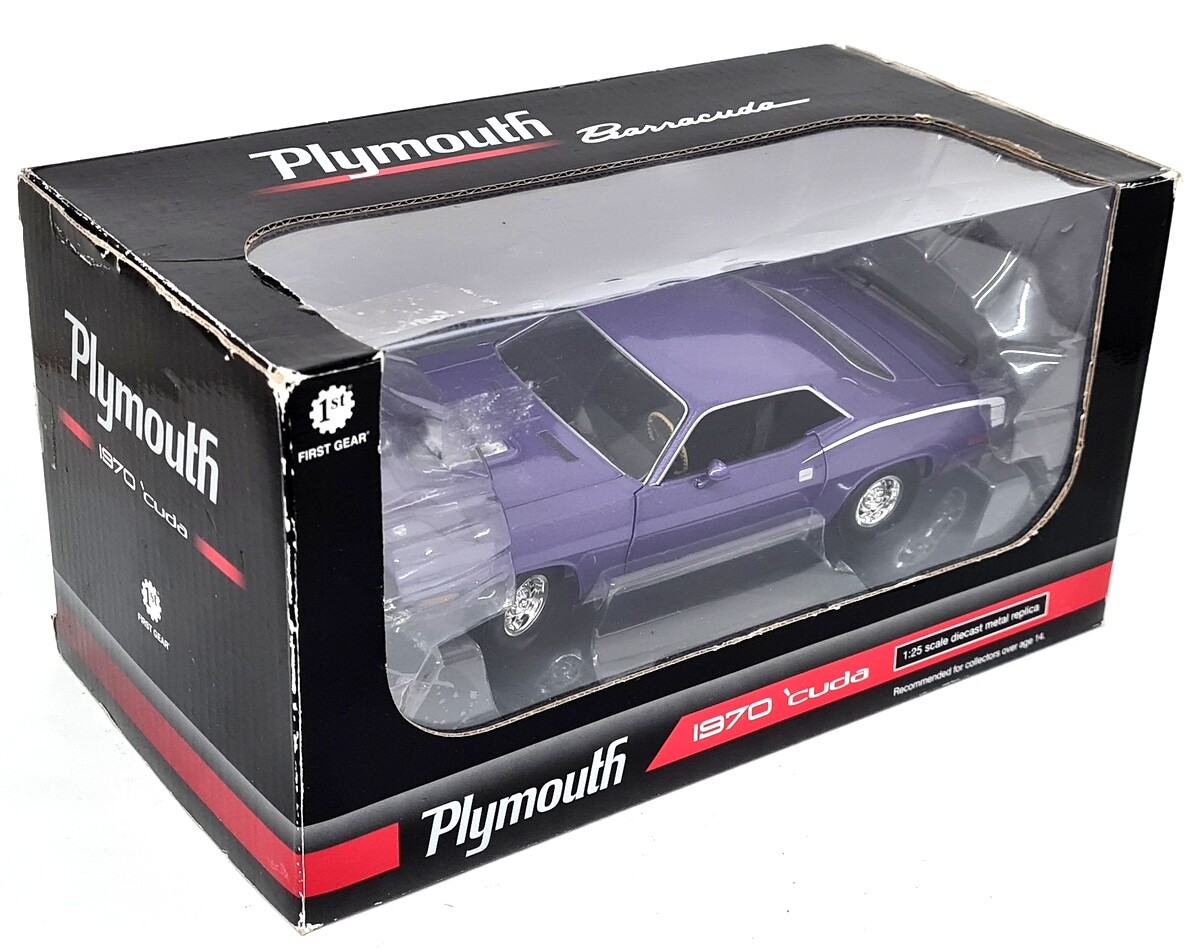 1970 PLYMOUTH CUDA 1／24 1/24 SCALE 1970 PLYMOUTH HEMI CUDA NEW RAY HEMI-ORANGE