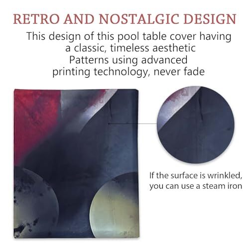 Pool Table Cover, Waterproof & Dustproof Outdoor/Indoor Polyester Taffeta 7 FT - Picture 8 of 8