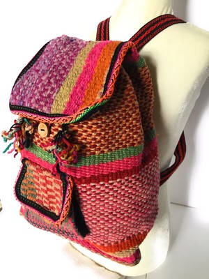 woven backpack
