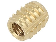 100X 136-M4 Thread Insert Brass M4 BN: 37915 L: 7.1mm TRISERT&reg; TAPPEX