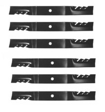 6PK Mulching Blades 48" for John Deere GX21784 LA145 LA140 LA165 X140 D140