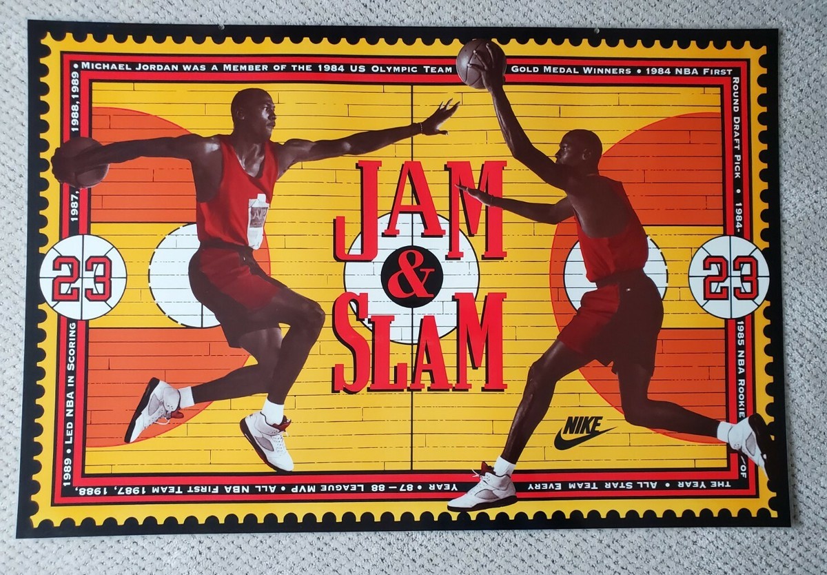 【激レア】Nike Michael Jordan ポスター Vintage Original 1985 Michael Jordan NIKE Poster ROOKIE