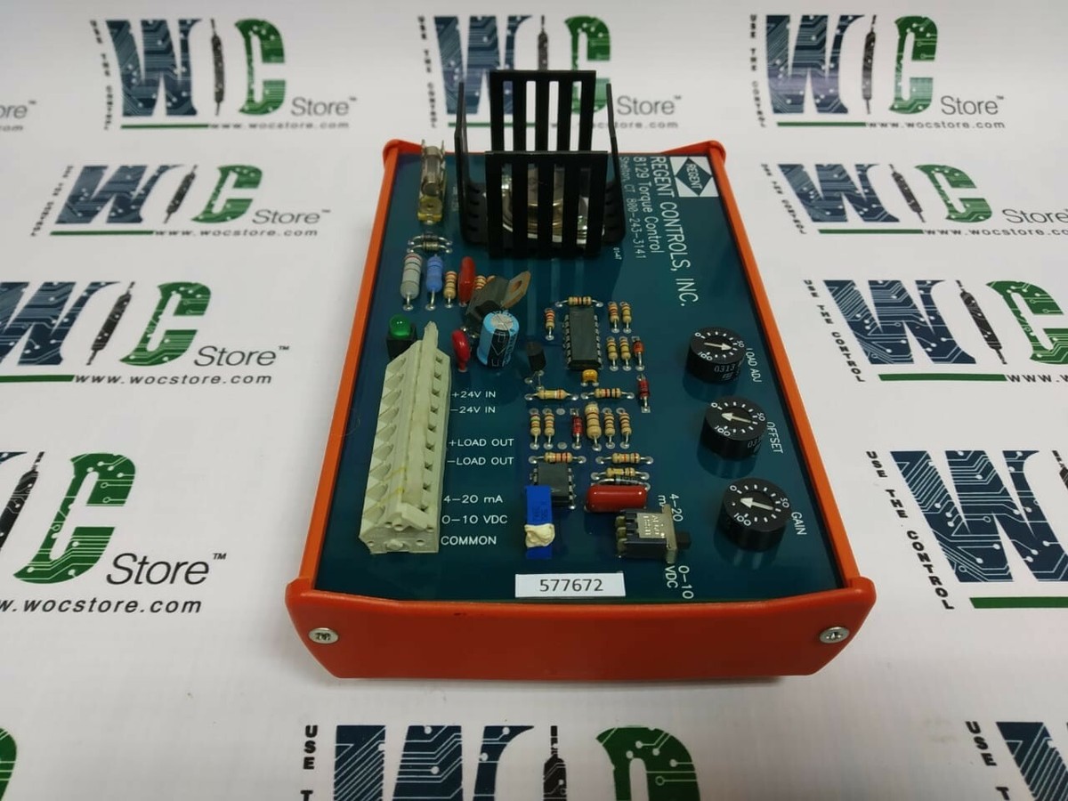 8129 800-243-3141 REGENT CONTROLS INC TORQUE CONTROL FOR
