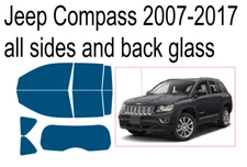 Premium Carbon Window Tint fits Jeep Compass 2007-2017 SUV precut tint