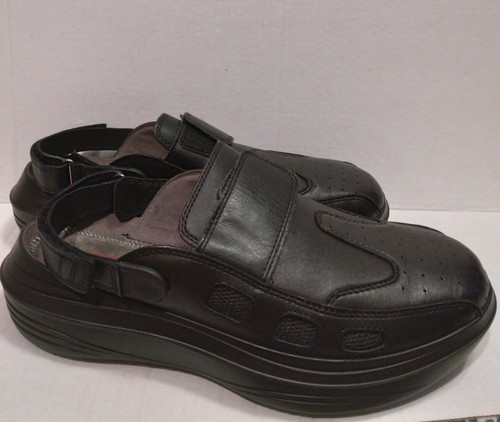 KyBun KyBoot Koryo Men's Shoes Size 12 Black Leather Slip on Shoes Heel  Straps | eBay