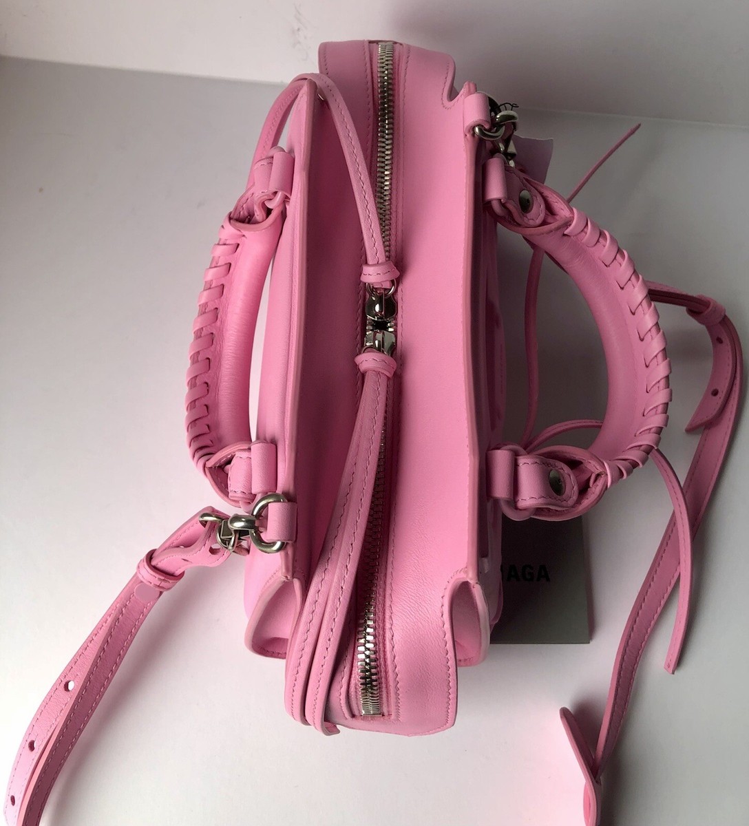 BALENCIAGA Mini Neo Classic Hardware City Rose Berlingot BALENCIAGA Mini Neo Classic Hardware City Rose Berlingot