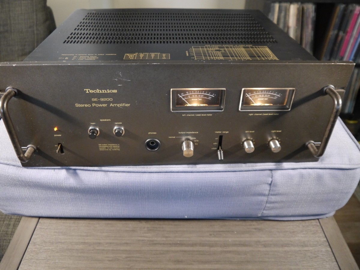 TECHNICS SE-9200 パワーアンプ テクニクス 【中古品】 TECHNICS Se-9200 Power Amplifier JAPAN RARE WORKS 02 | eBay