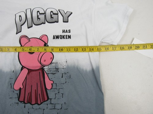 Piggy Boy's Size Small White Short-Sleeve Graphic T-Shirt - Picture 11 of 14