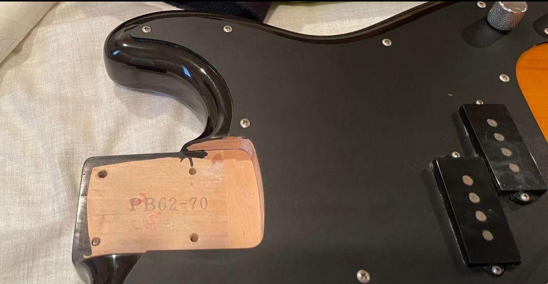 Fender Japan 89年製プレベフレットレスmod Fender Japan 1989 precision bass fretless mod Safe Packing