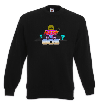 Made In The 80s Sweatshirt Pullover Audio Synthesizer LFO Wave Electro DJ MC Fun