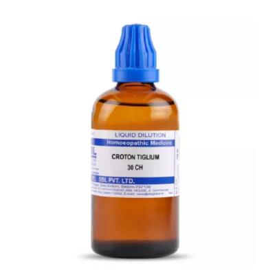 SBL Homeopathic Croton Tiglium (30 ML / 100 ML) (Select Potency)