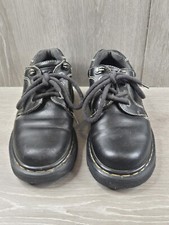 Vintage Dr Martens 9383 Black Leather Chunky Shoe size 4 Made in England