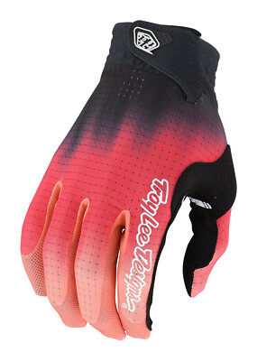 TROY LEE DESIGNS TLD AIR HANDSCHUHE JET FUEL CARBON ROT ERWACHSENE MOTOCROSS MX MTB GÜNSTIG