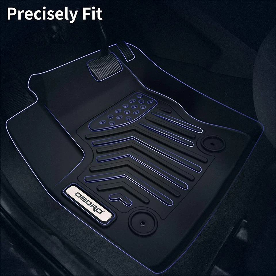 OEDRO Floor Mats TPE Fit for 2012-2016 Ford F-250/F-350/F-450 SuperCrew/Crew Cab — 第 4/4 张图片