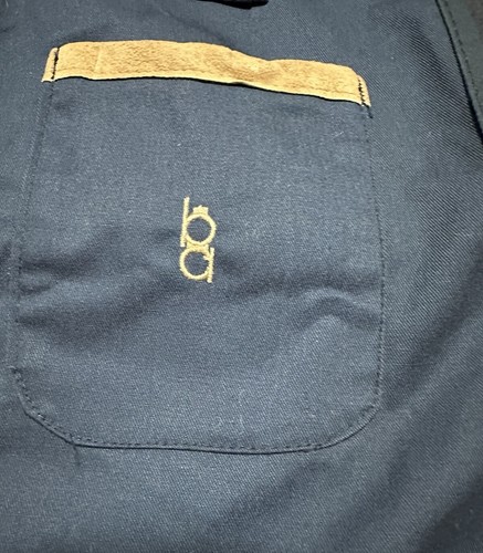 Vintage Bob Allen Shooting Vest Padded Shoulder Blue Tan Size M Made in USA - Picture 5 of 7