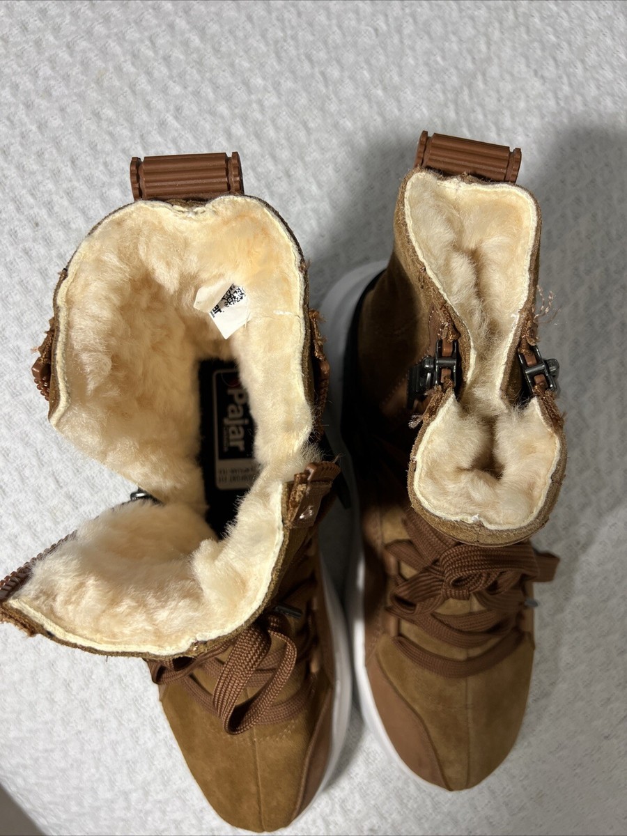 Pajar Exo F Light Shearling Women's Sheepskin Winter Sneaker Boots